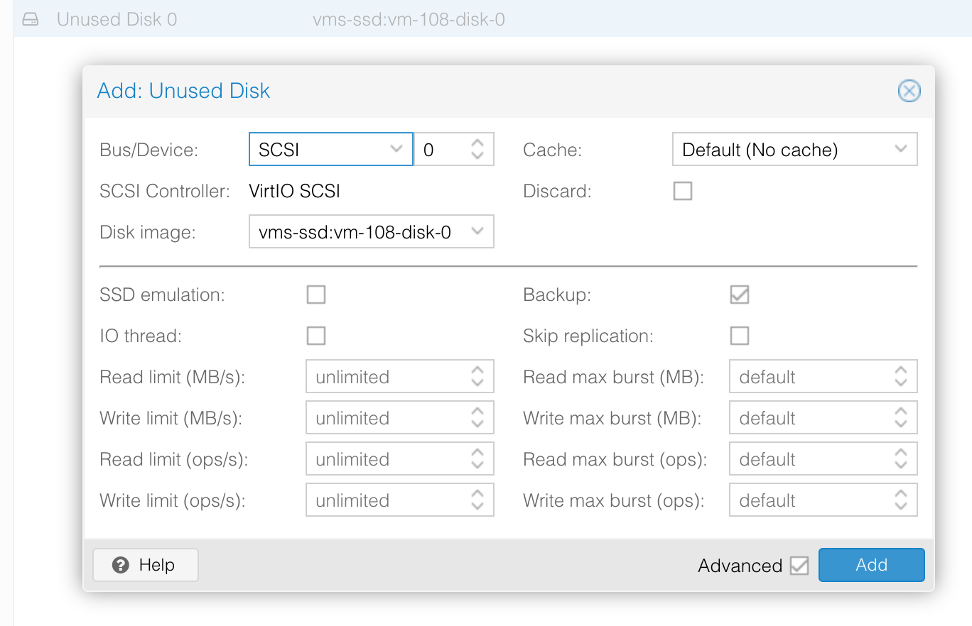 Proxmox import